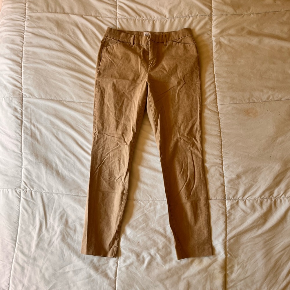 GAP Tan Straight Leg Khaki Pants